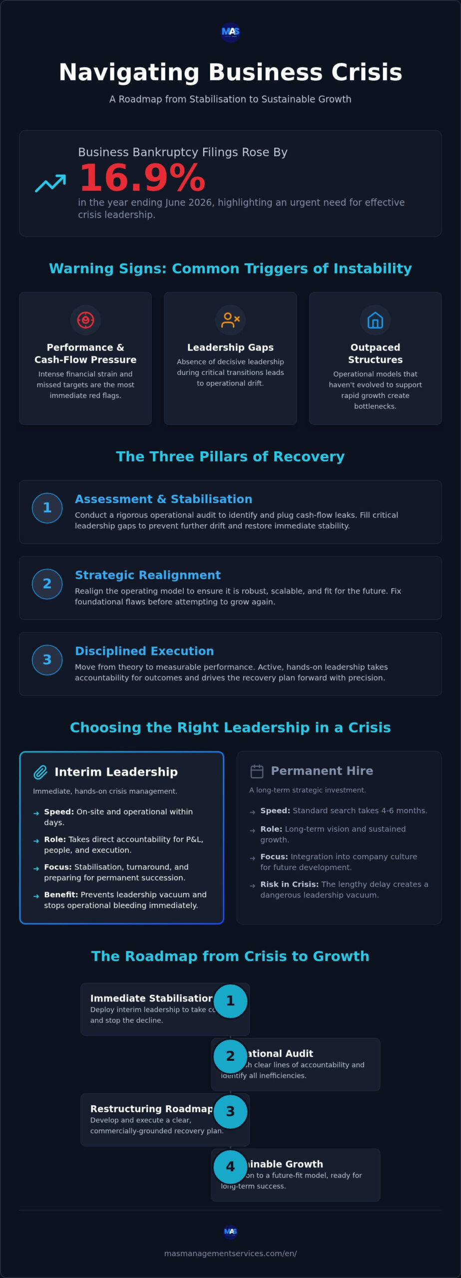 Executive Leadership: Guide to Business Stabilisation